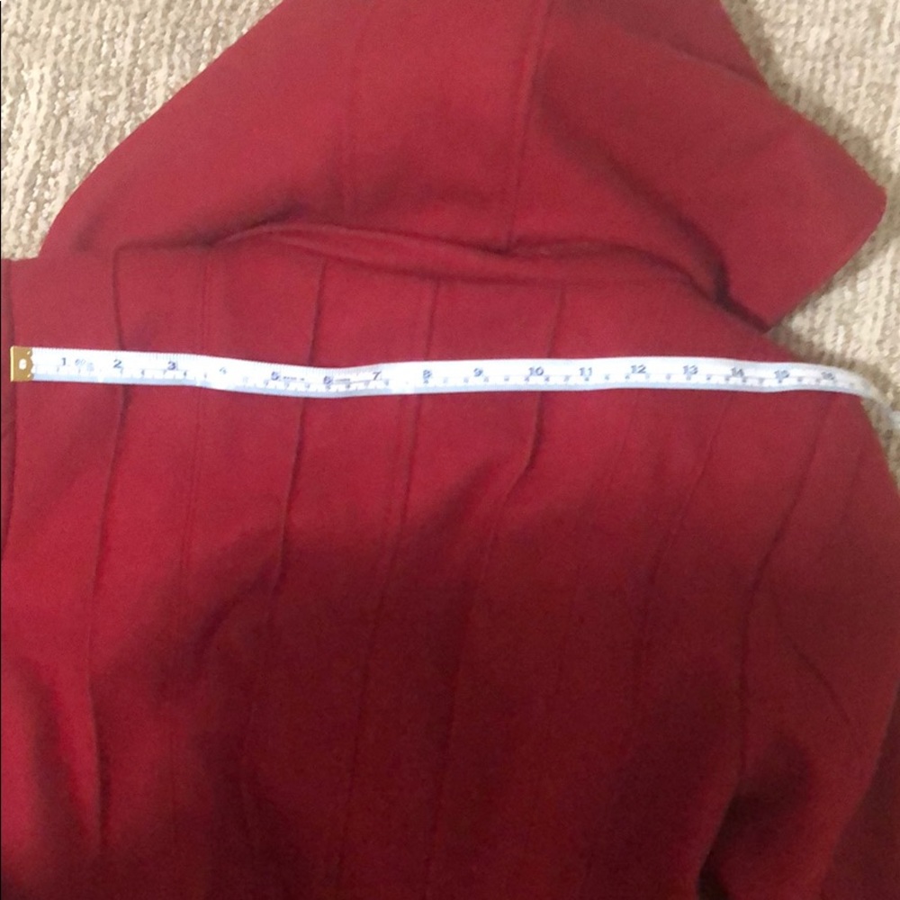 Red Wool Coat ❤️ - Picture 6 of 7